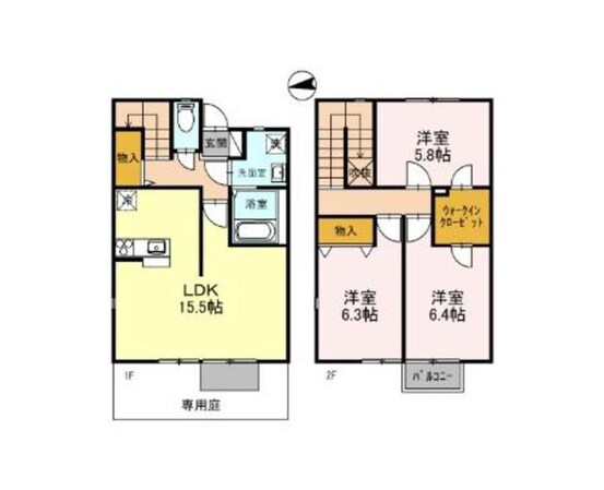 下松駅 バス9分  中尾生バス停下車：停歩10分 1階の物件間取画像